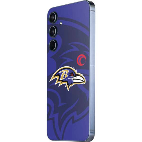 NFL Baltimore Ravens Double Vision Galaxy A55 5G Skin